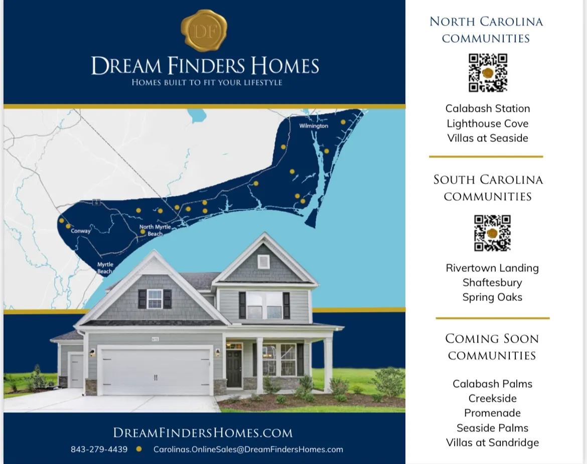 Dream Finders Homes community map flyer